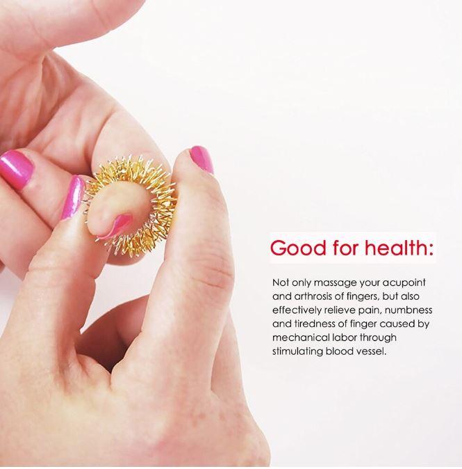 3-Pack Acupressure Rings