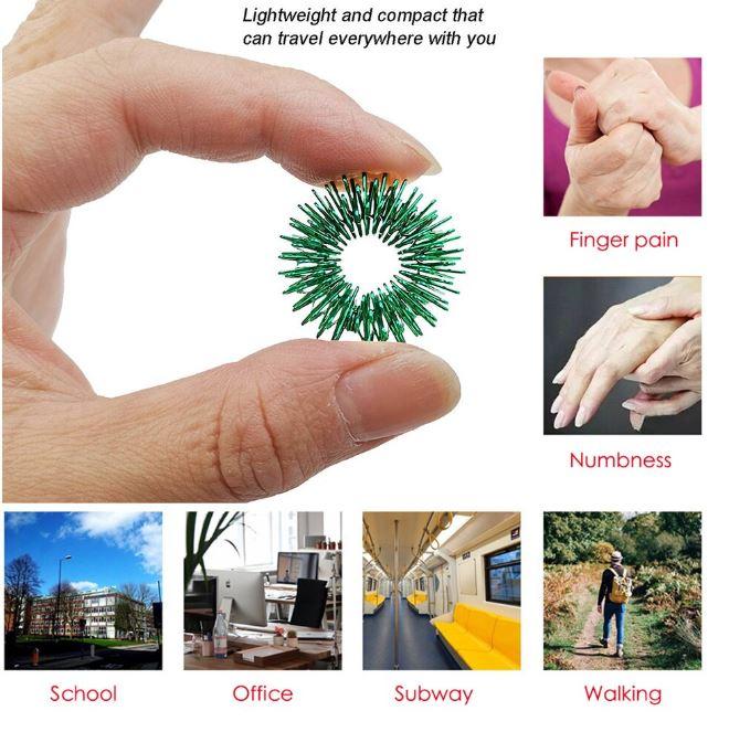 3-Pack Acupressure Rings