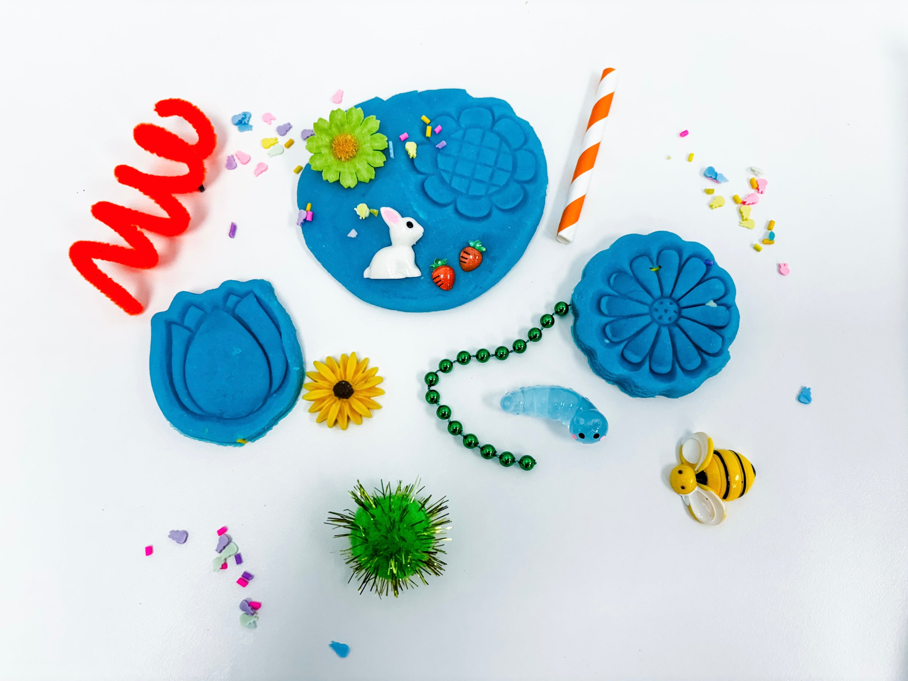Spring Sensory Dough Jar Kit