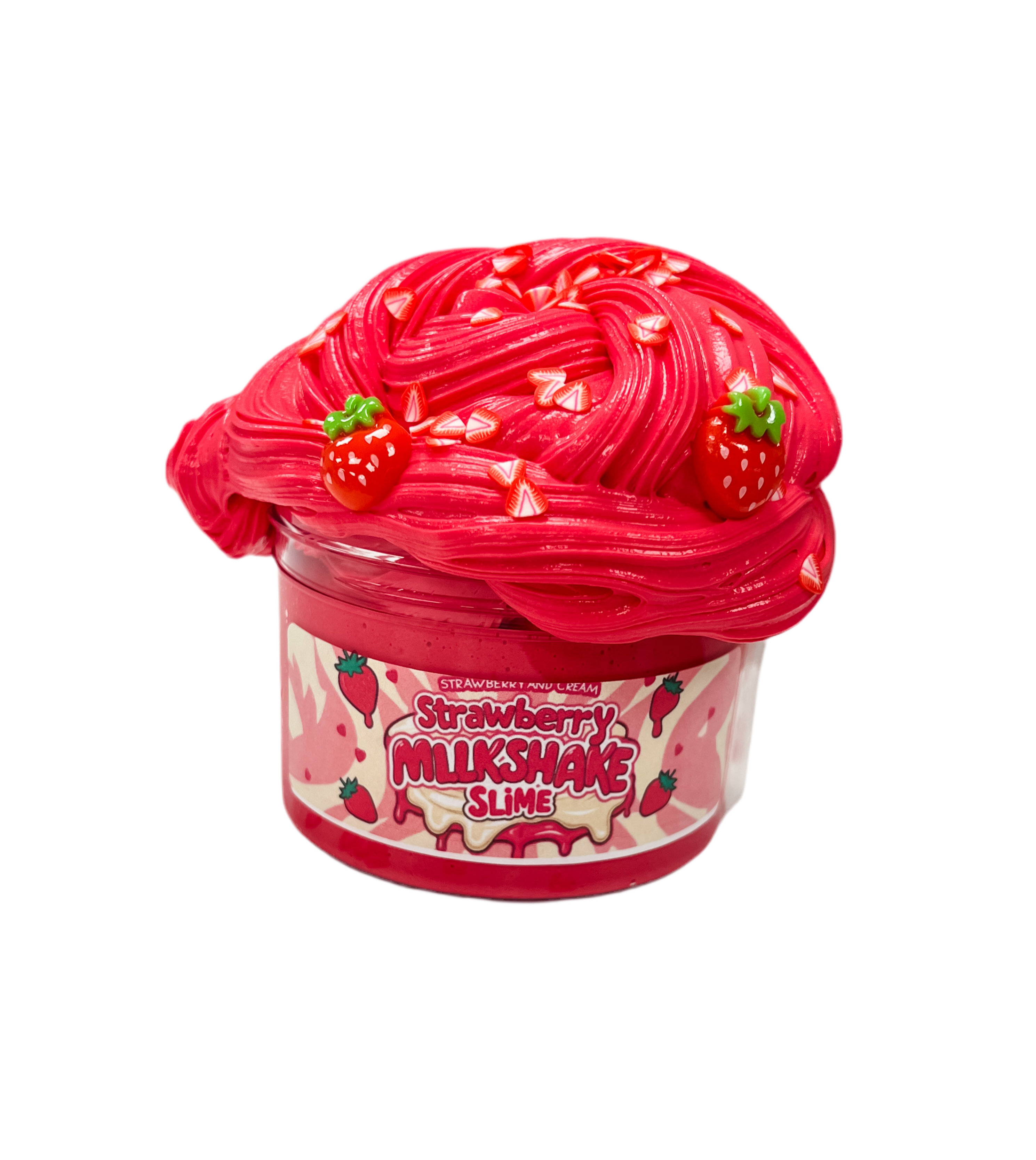Strawberry Milkshake Slime