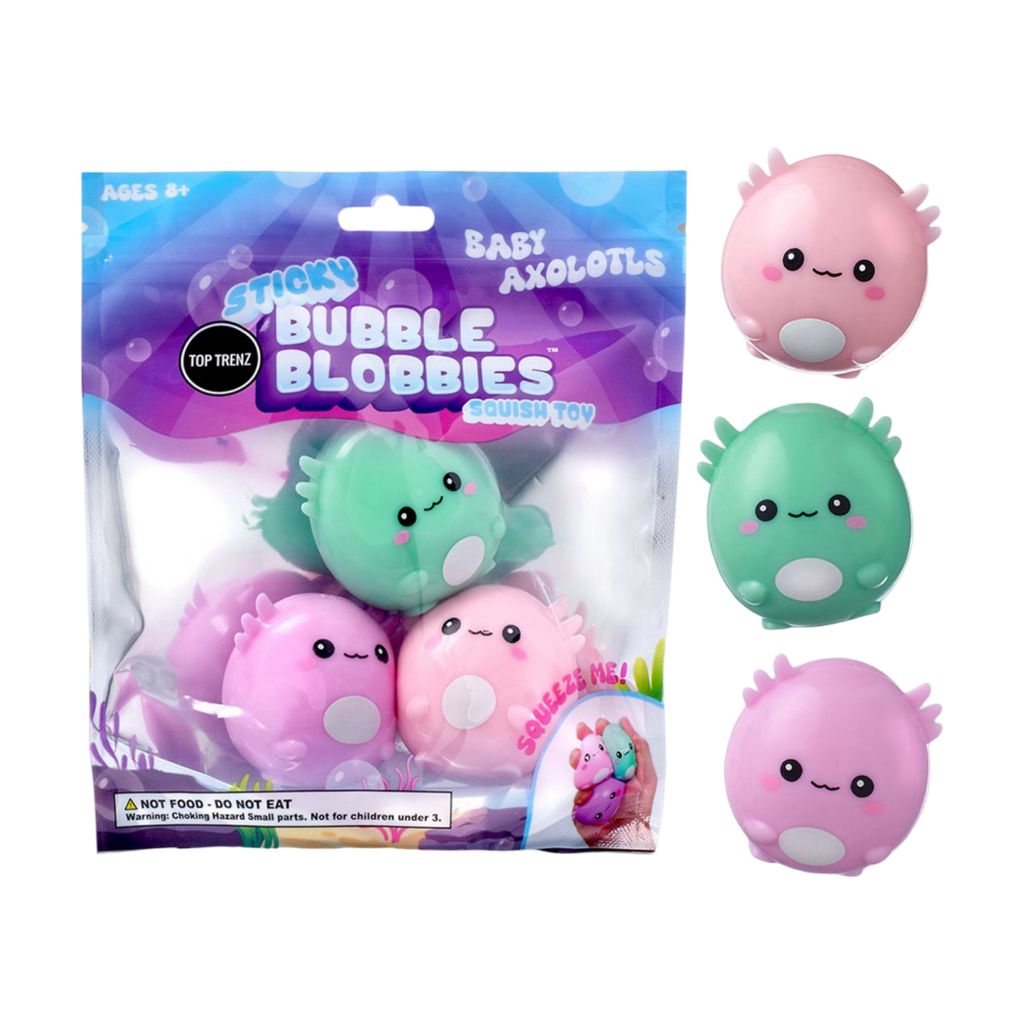 Baby Axolotls Bubble Blobbies