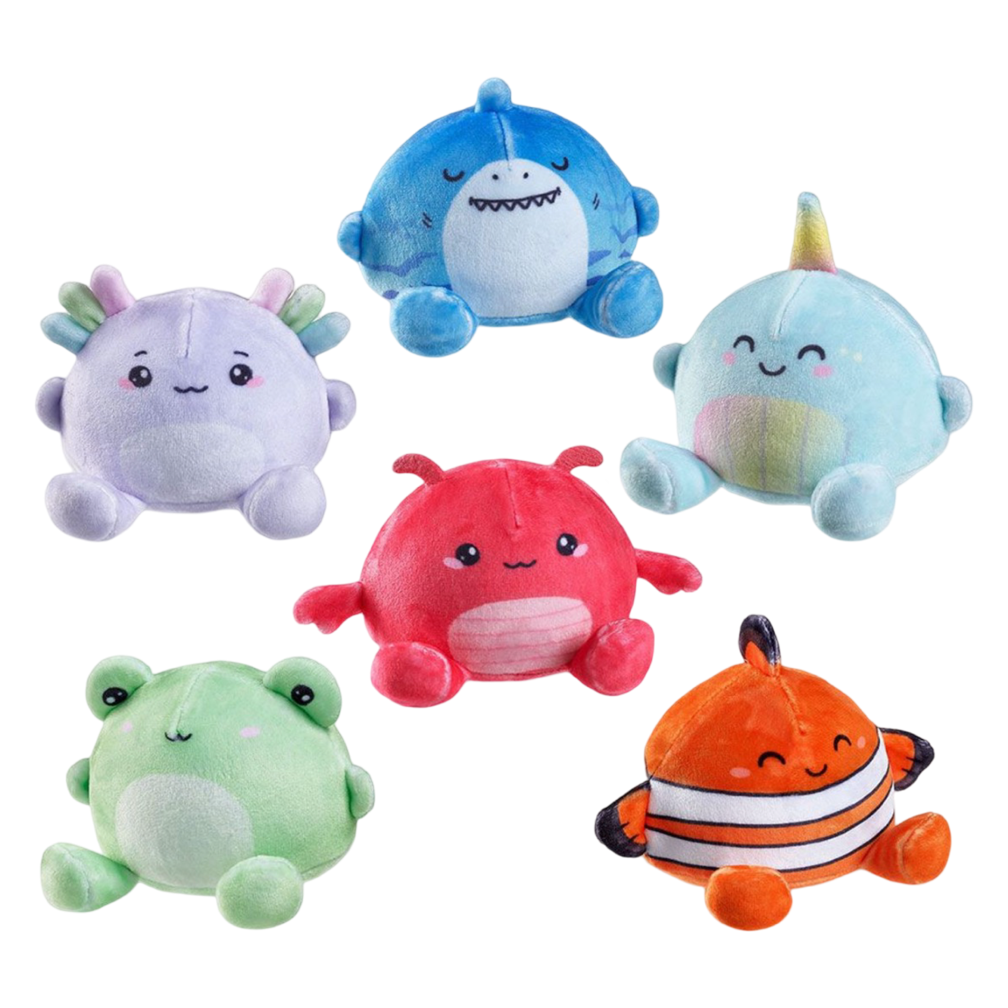 Sugar Squisher Plush Sea Friends