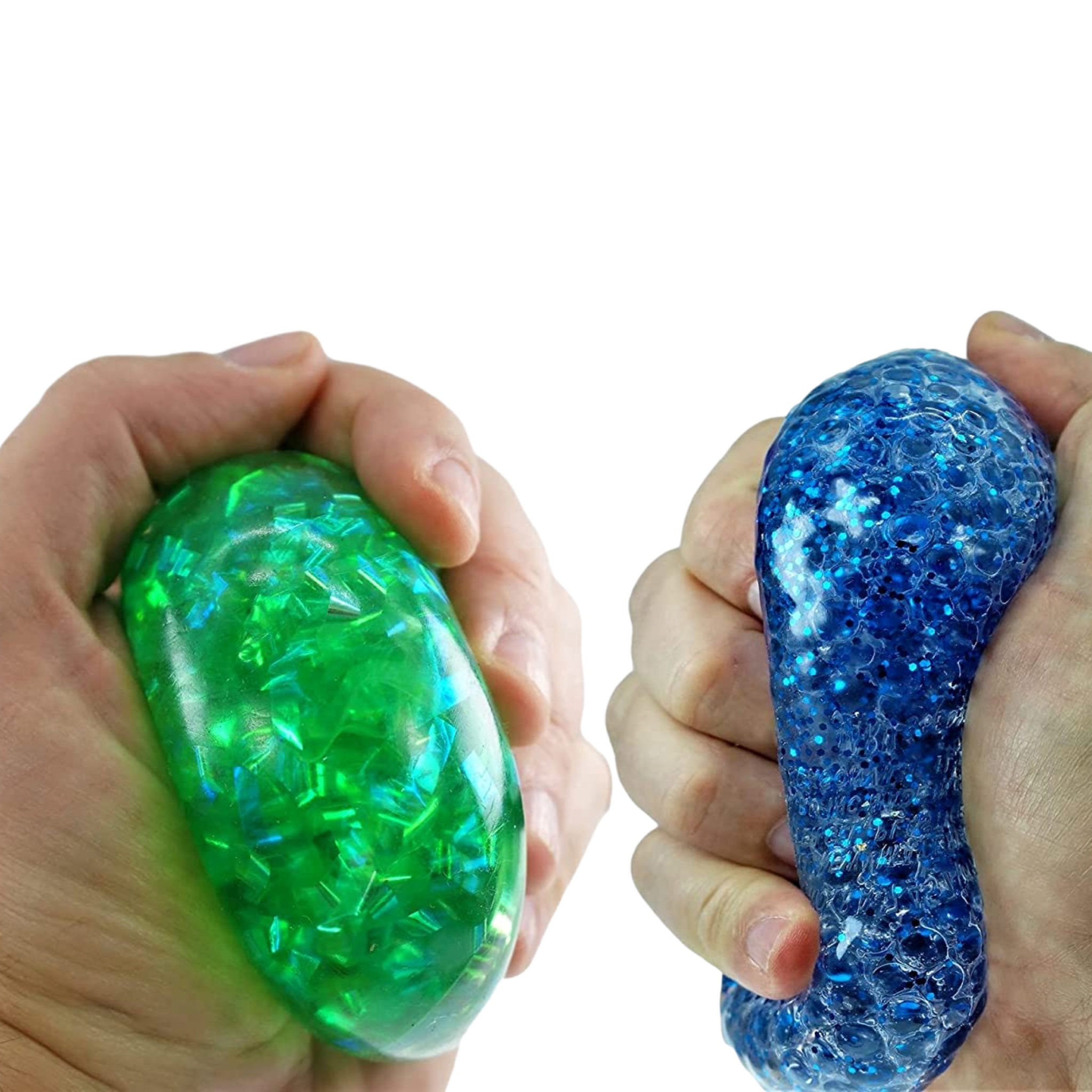 3-Pack Squish Attack Glitter Ball