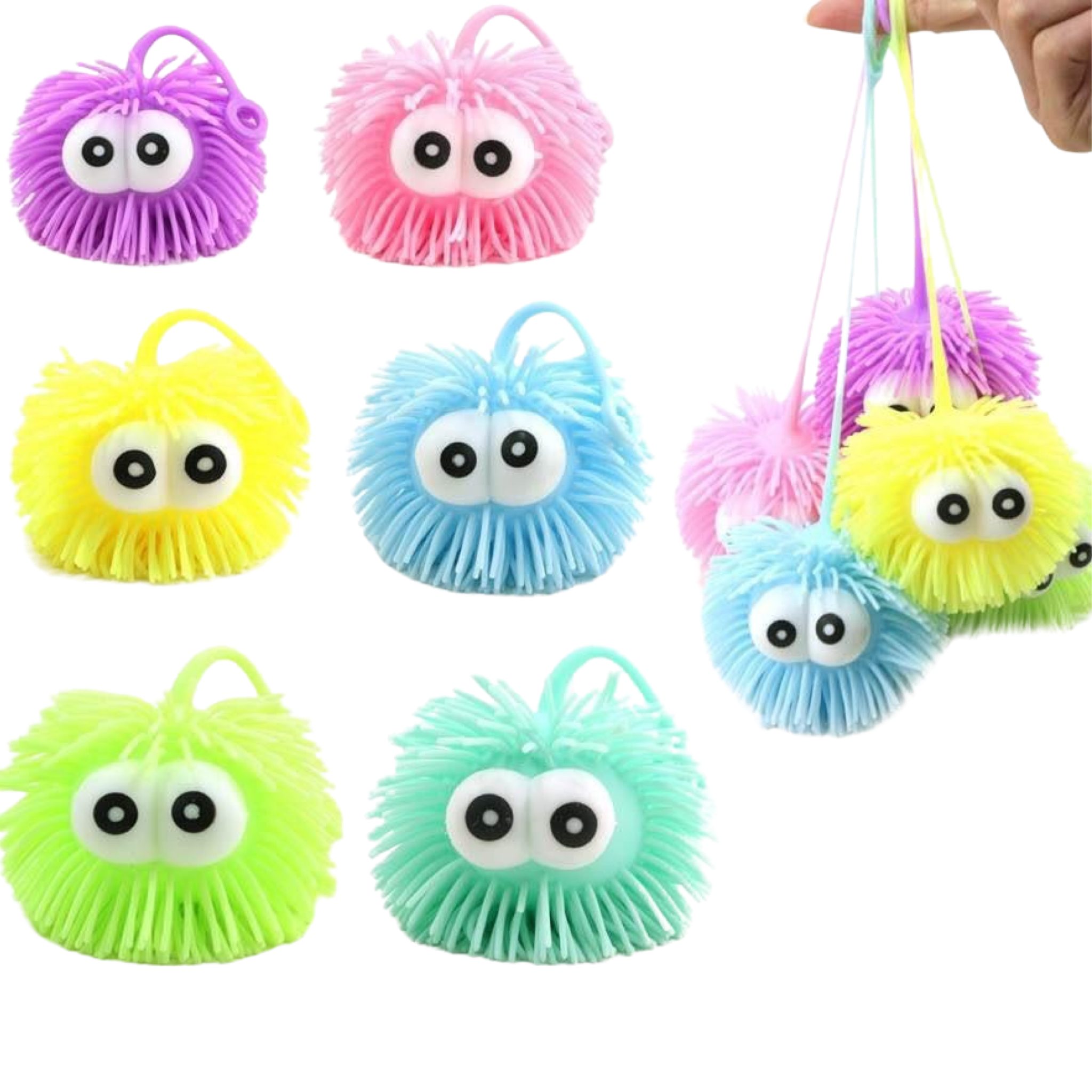 Stretchy Puffer Balls (LED lights)