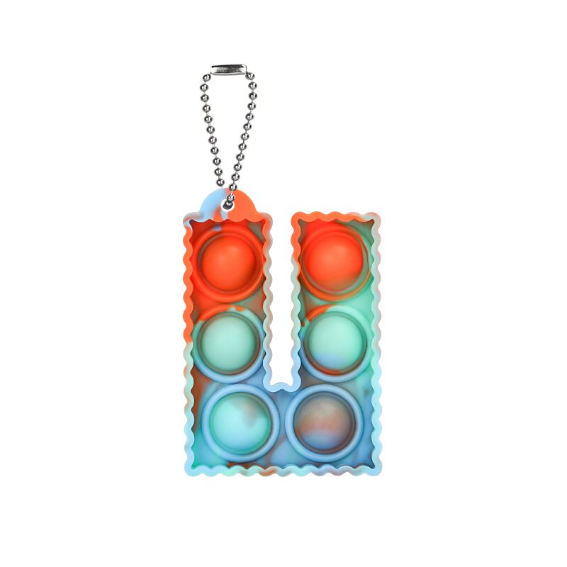 Letter  Keychain Popper