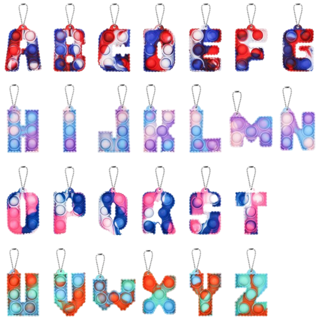 Letter  Keychain Popper