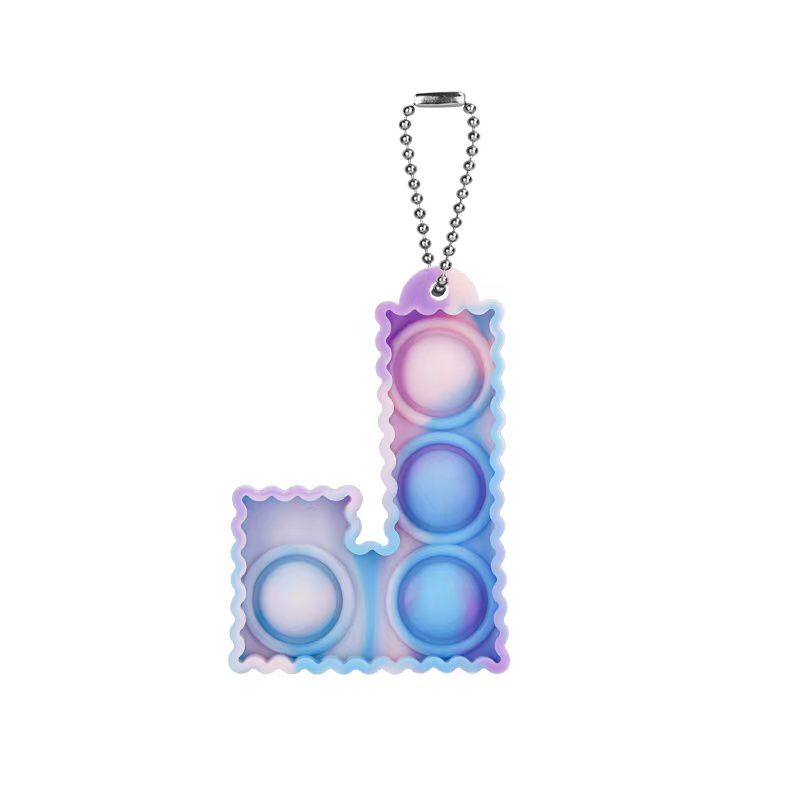 Letter  Keychain Popper