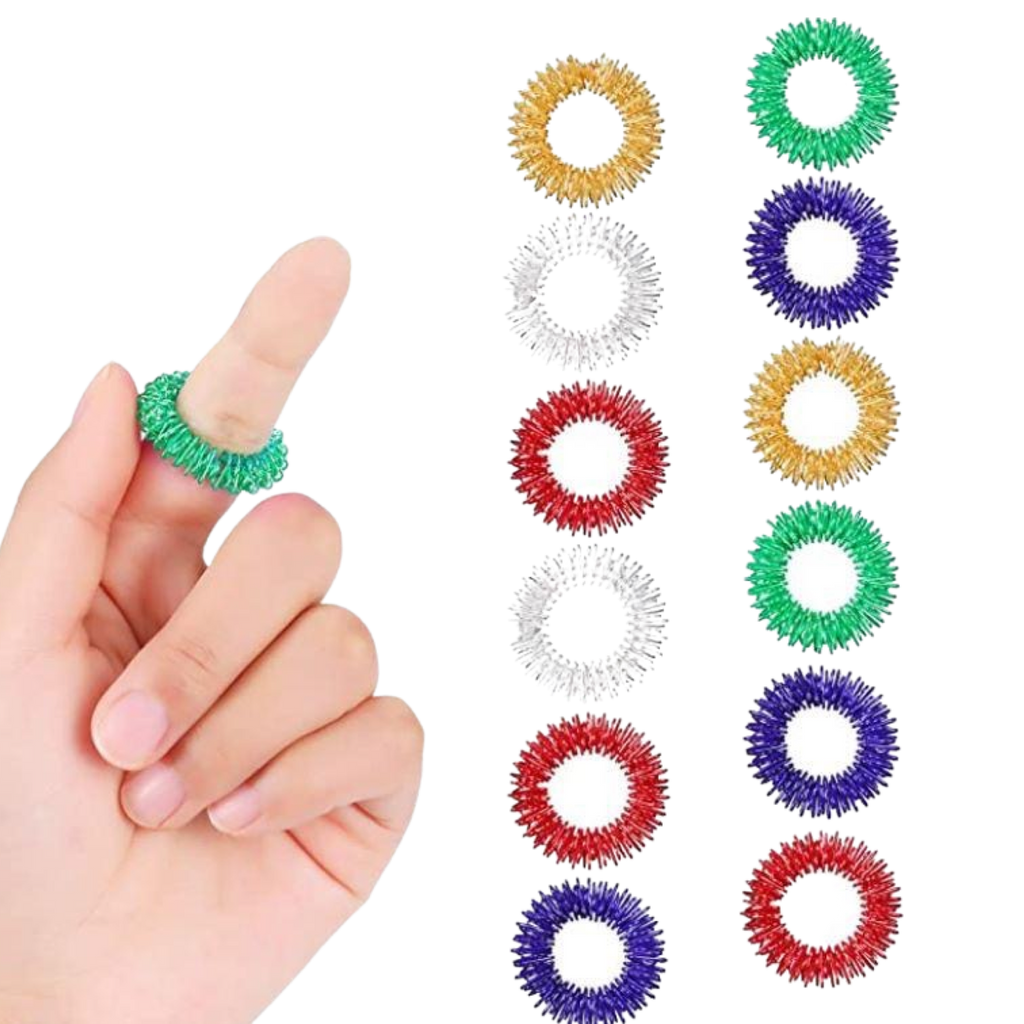 3-Pack Acupressure Rings